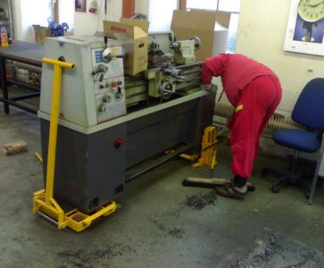 Stěhování soustruhu